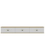 Hanah Home Zuzu 180 Soporte para TV Roble Zafiro y Blanco